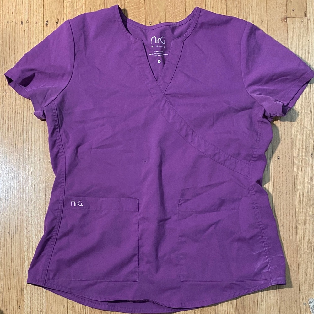 2/$25 NRG Purple Scrub Top